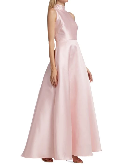 ML Monique Lhuillier Sleeveless Satin A-Line Gown 6 ML Monique Lhuillier Sleeveless Satin A-Line Gown - Image 4